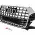 Передня решітка RSQ-Style Audi Q3 2015-2019, чорна з хромом, GT Tuning — фото 2