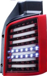Задні ліхтарі червоні LED tube для Volkswagen T5 2003-2015