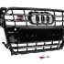 Передняя Черная решетка S-Style Audi A4 B8 2012-2015, GT Tuning — фото 3