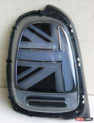 Оптика задня LED Union Jack чорна для Mini Cooper F55/ F56/ F57 (2014-)