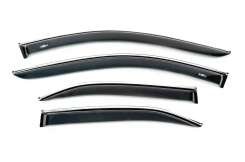 Вітровики Toyota Camry 2006-2011, USA, з хромованим молдингом, HIC (4 шт)