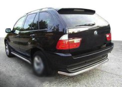 Боковые трубы BMW X5 E53 1999-2006, нержавеющая сталь, CAN (2 шт)