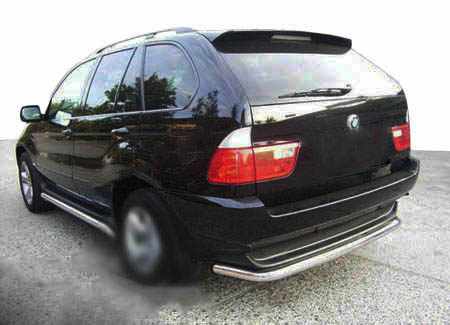 Бокові труби BMW X5 E53 1999-2006, нержавіюча сталь, CAN (2 шт)