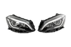 Передние фары Full LED Mercedes A-class W176 2012-2018, GBT (2 шт)