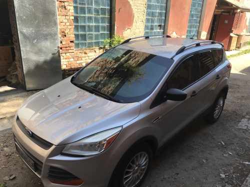 Рейлінги Ford Kuga/Escape Mk2 2013-2019, хромовані, турецький дизайн, DDU (2 шт)