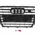 Передняя Черная решетка S-Style Audi A4 B8 2012-2015, GT Tuning — фото 5