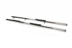 Боковые трубы Nissan Primastar 2002-2014, Ø70 мм, длинная база, нержавеющая сталь, CAN (2 шт)