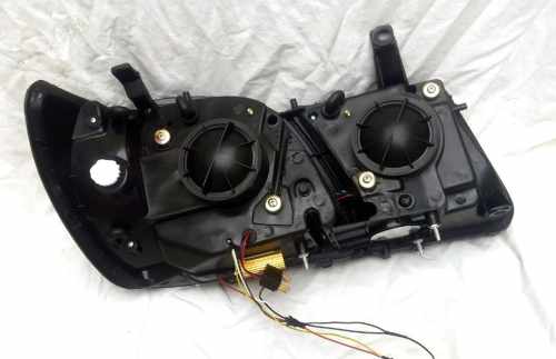 Передние фары Full LED черные RP для Lexus LX470 1998+