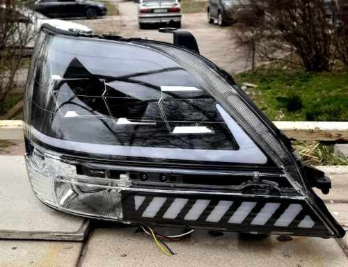 Передние фары Full LED черные RP для Lexus RX300 1998+