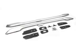 Рейлінги Toyota Land Cruiser Prado 150 2009-2023, сірі, оригінальний дизайн, Niken (2 шт)