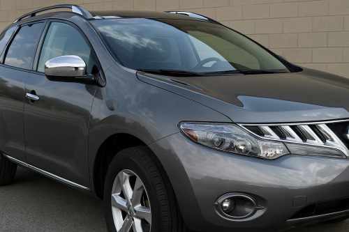Накладки на дзеркала Nissan Murano 2002-2008, нержавіюча сталь, Carmos (2 шт)