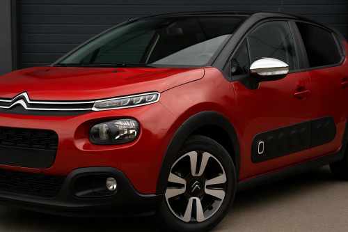Накладки на дзеркала Peugeot 2008 A94 2013-2019, нержавіюча сталь, Carmos (2 шт)
