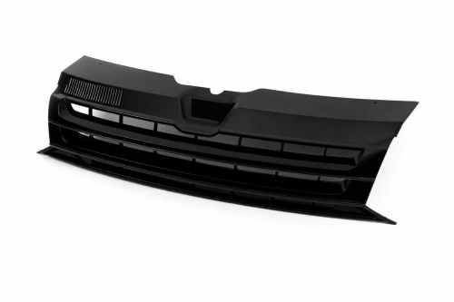 Передняя решётка чёрный глянец (без эмблемы) Volkswagen T5 2010-2015, GBT