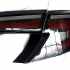 Задні ліхтарі LED червоно-чорні стиль WX для Toyota Camry V50 USA 2012-2017 — фото 3