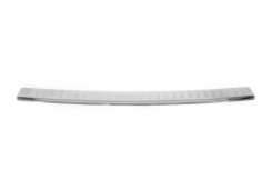 Накладка на задній бампер Volkswagen T5 Transporter 2003-2010 / T5 Multivan 2003-2010 / T5 Caravelle 2004-2010, V2, нержавіюча сталь, Carmos