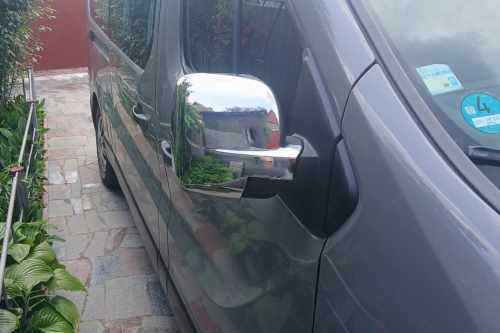 Накладки на дзеркала Nissan NV300/Primastar X82 2016+, хромований ABS-пластик, Carmos (2 шт)