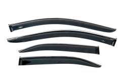 Вітровики Toyota Camry 2006-2011, EU, з хромованим молдингом, HIC (4 шт)
