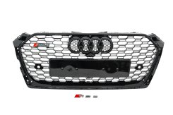 Передняя решетка RS-Style Audi A5 2016-2019, черная, GT Tuning