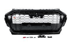 Передняя решетка RSQ-Style Audi Q5 2020-2025, черная, GT Tuning