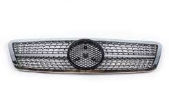 Передня решітка Diamond Silver Mercedes C-class W203 2000-2007, Cixtai