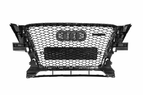 Передня решітка RSQ-Style Audi Q5 2008-2012, чорна з хромом, GT Tuning