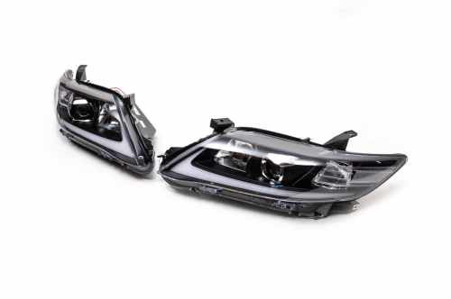 Передние фары LED Toyota Camry XV40 2006-2011, рестайлинг, GBT (2 шт)