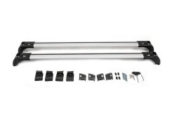 Поперечины на интегрированные рейлинги Erkul SkyBar V2 BMW X3 F25 2011-2017, серые, 120 см (2 шт)