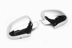 Накладки на дзеркала Renault Kangoo 2008-2020 / Mercedes Citan 2013-2021, хромований ABS-пластик, Carmos (2 шт)