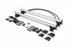 Багажник на гладкую крышу Erkul Asaf V4 Ford Focus 3 Sedan 2011-2019, серый, 120 см (2 шт)