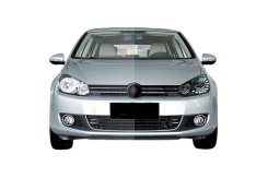 Передние фары LED с ДХО Volkswagen Golf 6 2008-2014, GBT (2 шт)