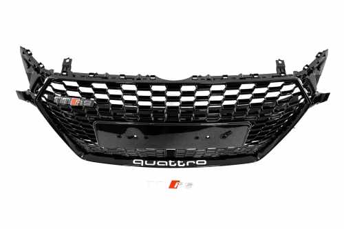 Передняя решетка RS-Style V-2 Audi TT 8J/8S 2014-2020, черная, GT Tuning
