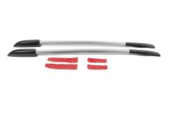 Рейлінги Nissan Qashqai 2007-2014, сірі, оригінальний дизайн, Cixtai (2 шт)