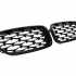Ніздрі Diamond Black (чорний глянець) BMW 5 серія F10/F11 2010-2016, GBT — фото 7