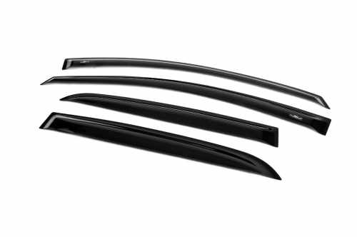 Ветровики Nissan Tiida 2004-2011, седан, HIC (4 шт)