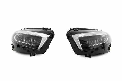 Передние фары Multibeam Mercedes A-class W177 2018-2022, GBT (2 шт)