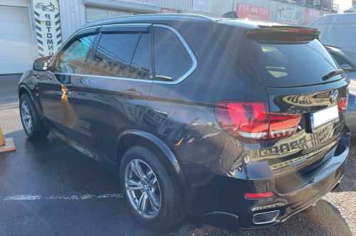 Вітровики BMW X5 F15 2013-2018, з хромованим молдингом, HIC (4 шт)
