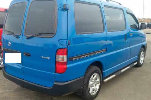 Бокові труби Toyota HiAce, нержавіюча сталь, CAN (2 шт)
