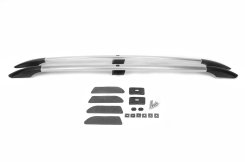 Рейлинги Volkswagen Touareg 7L 2002-2010, хромированные, пластиковые ножки, DDU (2 шт)