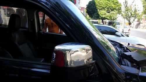 Накладки на дзеркала Jeep Cherokee/Liberty KK 2007-2013, нержавіюча сталь, Carmos (2 шт)