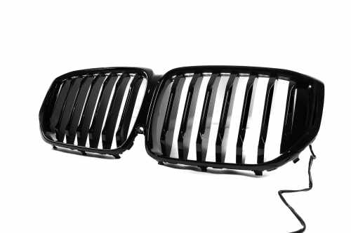 Ніздрі 1 Bar LED (чорний глянець) BMW X5 G05 2023+, GBT