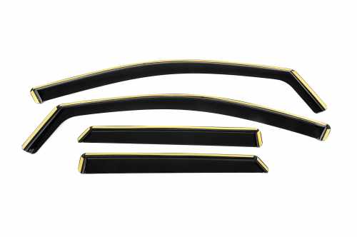 Ветровики Peugeot 3008 2021+, Hybrid, вставные, Niken Luxury (4 шт)