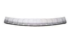 Накладка на задній бампер Renault Scenic/Grand 2009-2016, нержавіюча сталь, Carmos