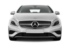 Передняя решетка радиатора Diamond Silver Mercedes A-class W176 2012-2015, Cixtai