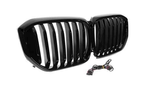 Ніздрі 1 Bar LED (чорний глянець) BMW X5 G05 2023+, GBT