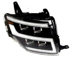 Передние фары Full LED тип MX для Mitsubishi Pajero Mk4 V80 2006+