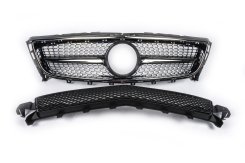Передняя решетка радиатора (Diamond Silver) Mercedes CLS C218 2011-2014, Cixtai