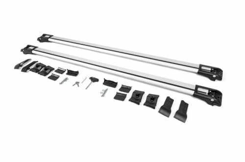 Поперечини на рейлінги Erkul Wingcarrier V1 Mercedes Glk X204 2010, чорні, 110 см (2 шт)