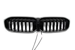 Ноздри 1-Bar LED (черный глянец) BMW 3 серия G20/G21 2022+, GBT