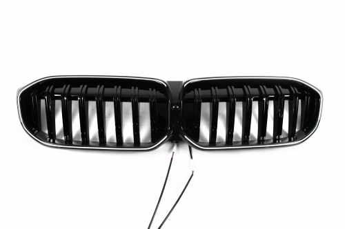 Ніздрі 1-Bar LED (чорний глянець) BMW 3 серія G20/G21 2022+, GBT