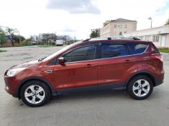 Рейлінги Ford Kuga/Escape Mk2 2013-2019, хромовані, турецький дизайн, DDU (2 шт)
